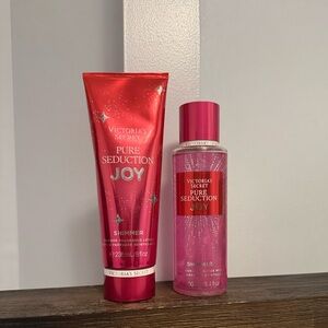 Victoria's Secret Pure Seduction Joy Shimmer Lotion & Mist - Pink